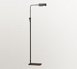Open Box: Sherman Metal Task Floor Lamp, Petite - Bronze