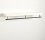 Brighton Closet Shelf With Rail (36&quot;-48&quot;)