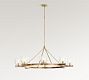 Chamberlin Metal Round Chandelier (50&quot;)