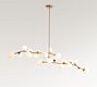 Quinn Milk Glass Chandelier (60&quot;)