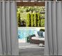 Sunbrella&#0174; Solid Outdoor Grommet Curtain