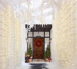 Snowball Rain String Lights