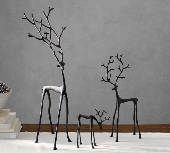 Bronze Sculpted Reindeer