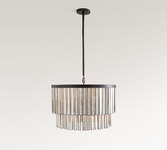 Astrid Capiz Round Chandelier (24")
