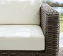 Huntington Wicker 5-Piece Square Arm Outdoor Sectional (99&quot;)