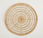 Open Weave Handwoven Wicker Basket Wall Art - 40&quot;