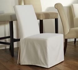 PB Comfort Square Slipcovered Dining Chair