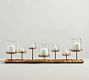 Draper Brass Pillar Candleholder Centrepiece