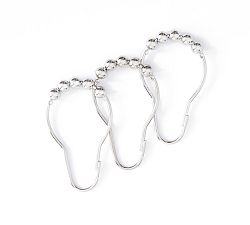 &#160;Stainless Steel&#160;Shower Curtain Rings - Set of 12