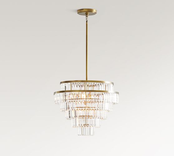 Gemma Crystal Round Chandelier (19"-26")