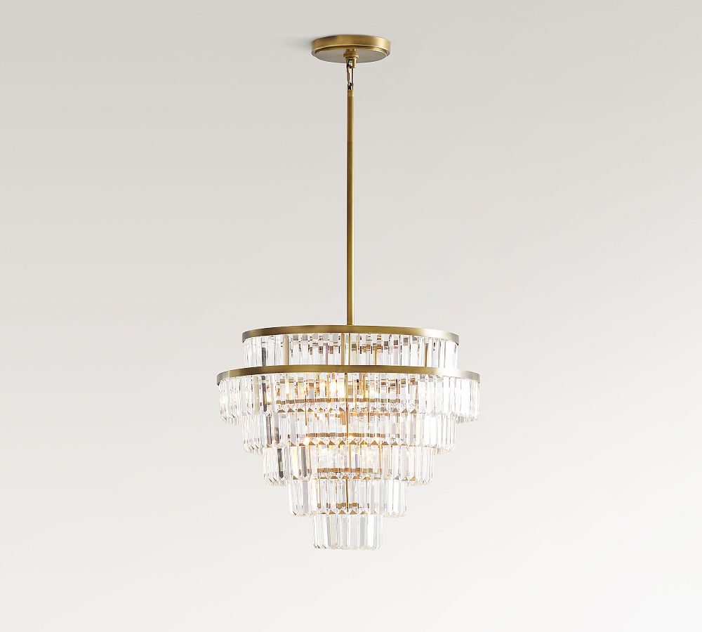 Gemma Crystal Round Chandelier (19&quot;-26&quot;)