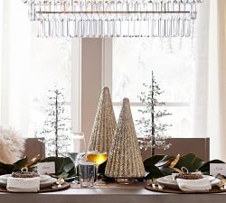 Open Box: Handcrafted Faceted Mirror Tree Decorative Object