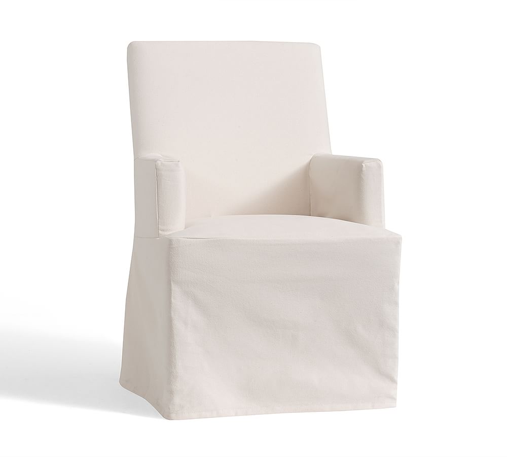 PB Comfort Square Arm Dining Armchair Replacement Slipcovers