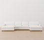Turner Square Arm Double Chaise Sectional (134&quot;&ndash;155&quot;)