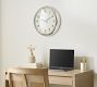 Arthur Nickel Wall Clock