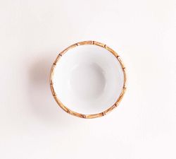 Bamboo Outdoor Melamine Cereal Bowls - Set of 4
