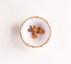 Bamboo Outdoor Melamine Cereal Bowls - Set of 4