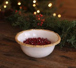 Bamboo Outdoor Melamine Cereal Bowls - Set of 4