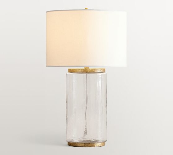 Dalton Recycled Glass Table Lamp (20"-25")