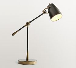 Reese Metal Articulating USB Task Table Lamp (18&quot;)
