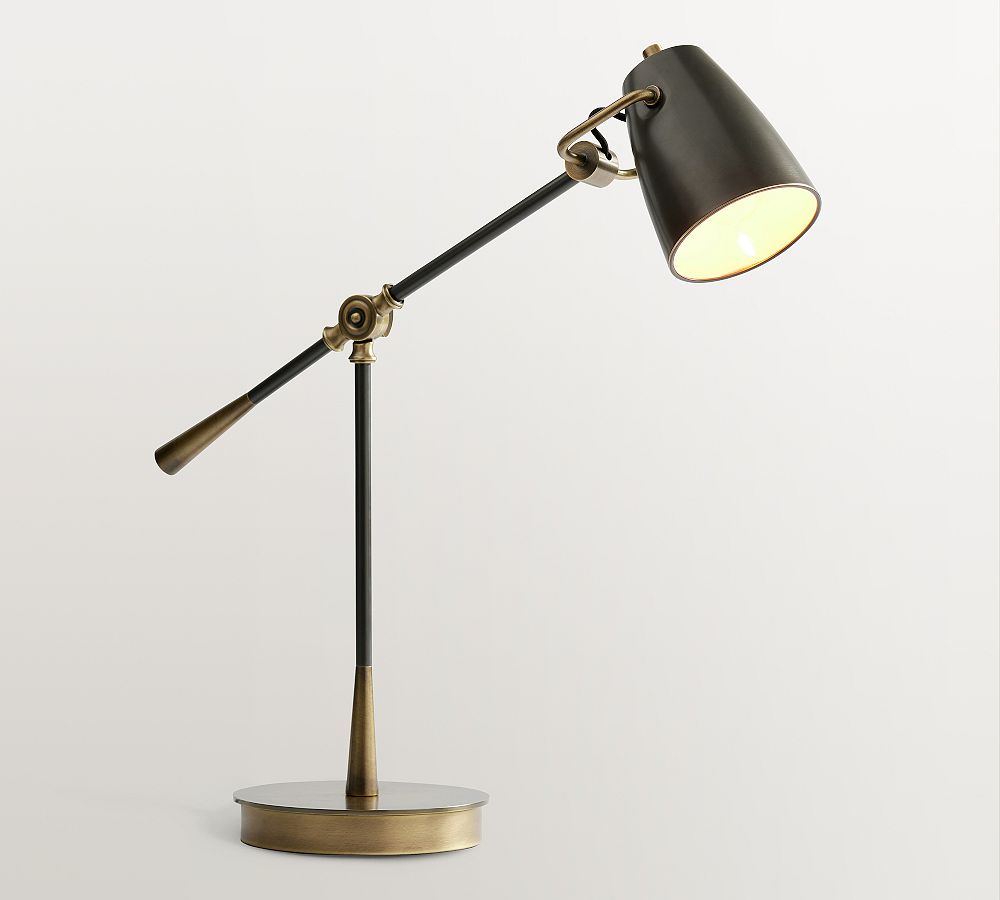 Reese Metal Articulating USB Task Table Lamp (18&quot;)