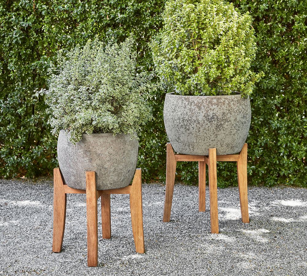 Wood Plant Stand