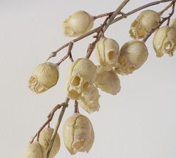 Hanging Skull Spray, Set of 6