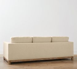 Jake Seadrift Wood Base Sofa (63&quot;-120&quot;)