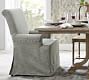 PB Comfort Roll Slipcovered Dining Armchair