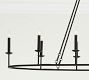 Remington Iron Oval Chandelier (61&quot;)