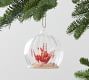 Under the Sea Glitter Mercury Glass Ornaments - Set of 3