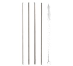 Harrison Stainless Steel Straws, Set of 4