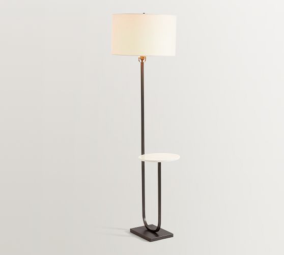 Delaney Marble Floor Lamp (65")