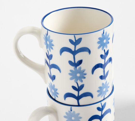 Mark D. Sikes Clementine Mugs - Set of 4