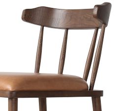 Lune Leather Stool