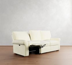 PB Comfort Modern Roll Arm Motion Power Reclining Sofa (93&quot;)