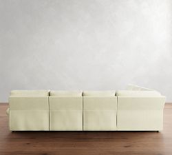 PB Comfort Modern Roll Arm Power Reclining L-Shaped Chaise Sectional - Storage Available (153&quot;-167&quot;)