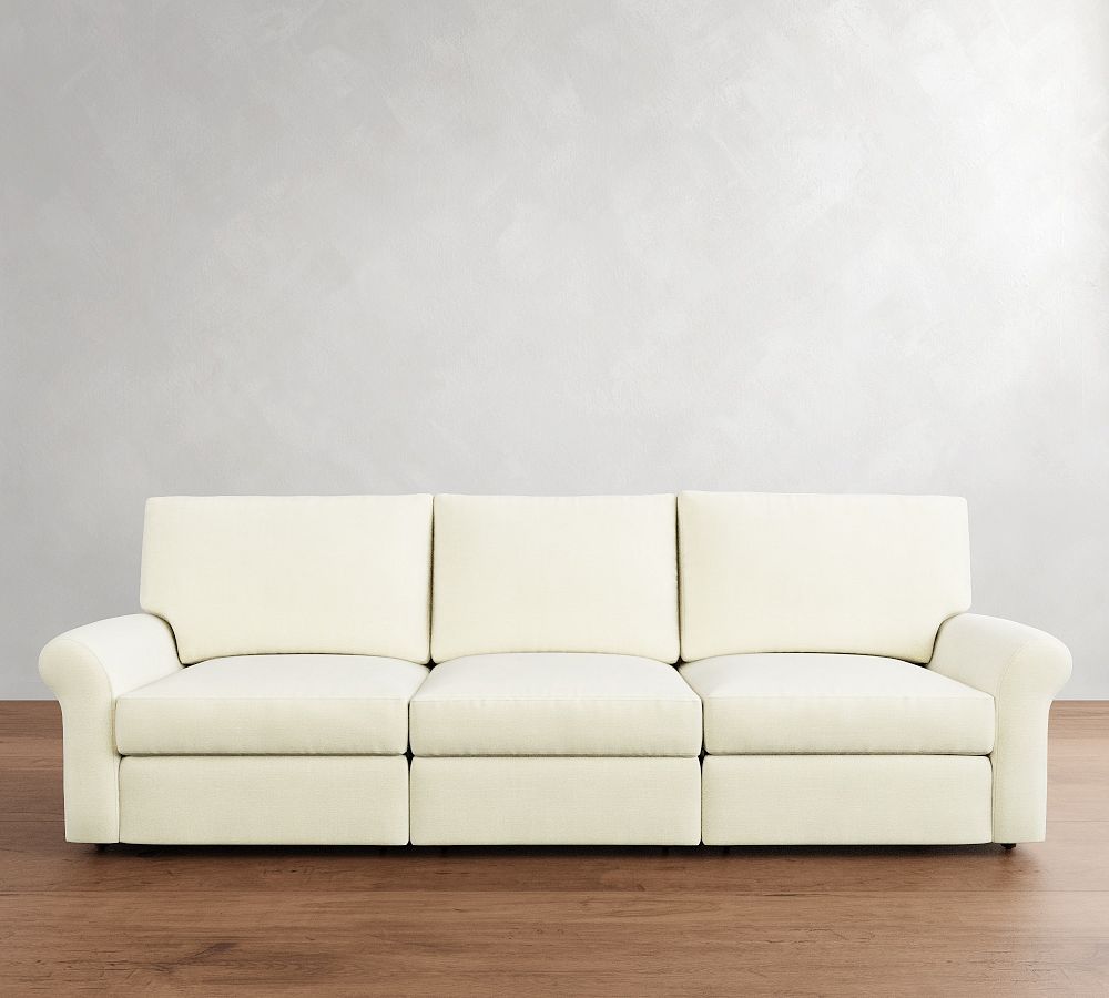 PB Comfort Modern Roll Arm Power Reclining Sofa - Storage Available (85&quot;-145&quot;)