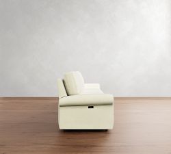 PB Comfort Modern Roll Arm Power Reclining Sofa - Storage Available (85&quot;-145&quot;)