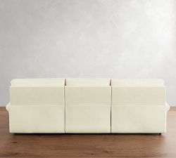 PB Comfort Modern Roll Arm Power Reclining Chaise Sectional - Storage Available (117&quot;-131&quot;)