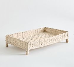 Mark D. Sikes Footed Woven Tray