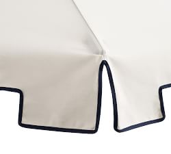 9' Round Outdoor Capri Patio Umbrella &ndash; Eucalyptus Tilt Frame&#8203;