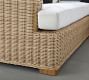 Huntington Wicker Slope Arm Outdoor Sofa (84&quot;)