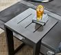 Malibu Metal Rectangular Outdoor C-Table (17&quot;)