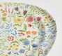 Spring Garden Stoneware Oval Serving Platter