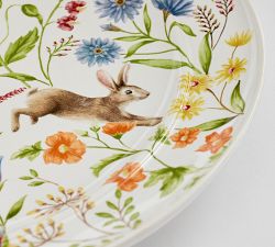 Spring Garden Stoneware Salad Plates - Set of 4