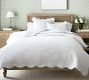 Julia Berolzheimer Beau Scalloped Pickstitch Cotton Quilted Sham