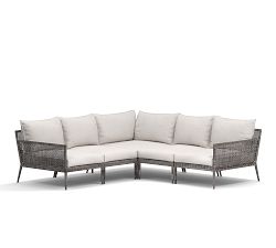 Cammeray Wicker 6-Piece Patio Outdoor Sectional (105&quot;)