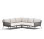 Cammeray Wicker 6-Piece Patio Outdoor Sectional (105&quot;)
