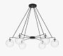 Claremont Glass Globe Round Chandelier (39&quot;-48&quot;)